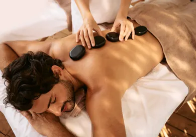 HOT STONE  massage in vizag 